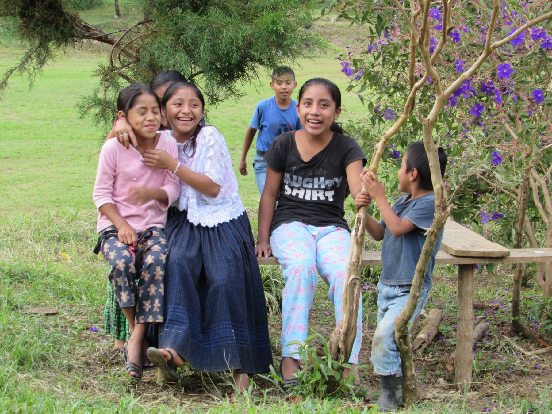 children in the village